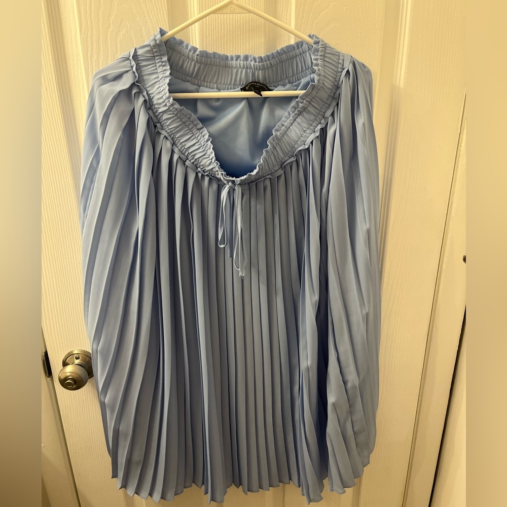 Banana Republic Elegant Light Blue Pleated Women's skirt